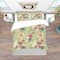 Designart 'Oriental Silk Pattern' Asian Bedding Set - Duvet Cover & Shams